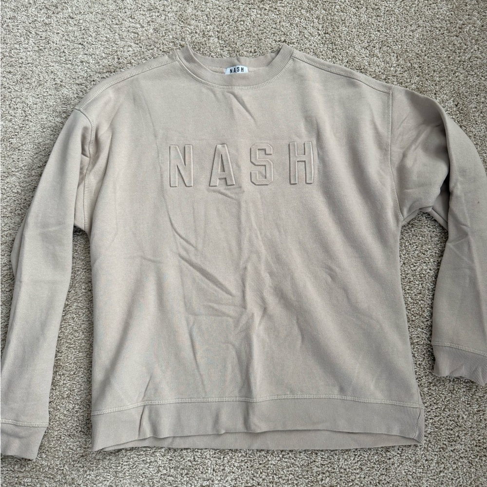 NASH tan sweatshirt from Nashville